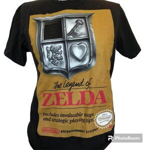 The Legend of Zelda Black T-shirt Nintendo Women's Size Small